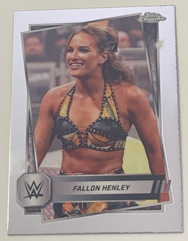 Fallon Henley 2025 WWE NXT Topps Chrome Card