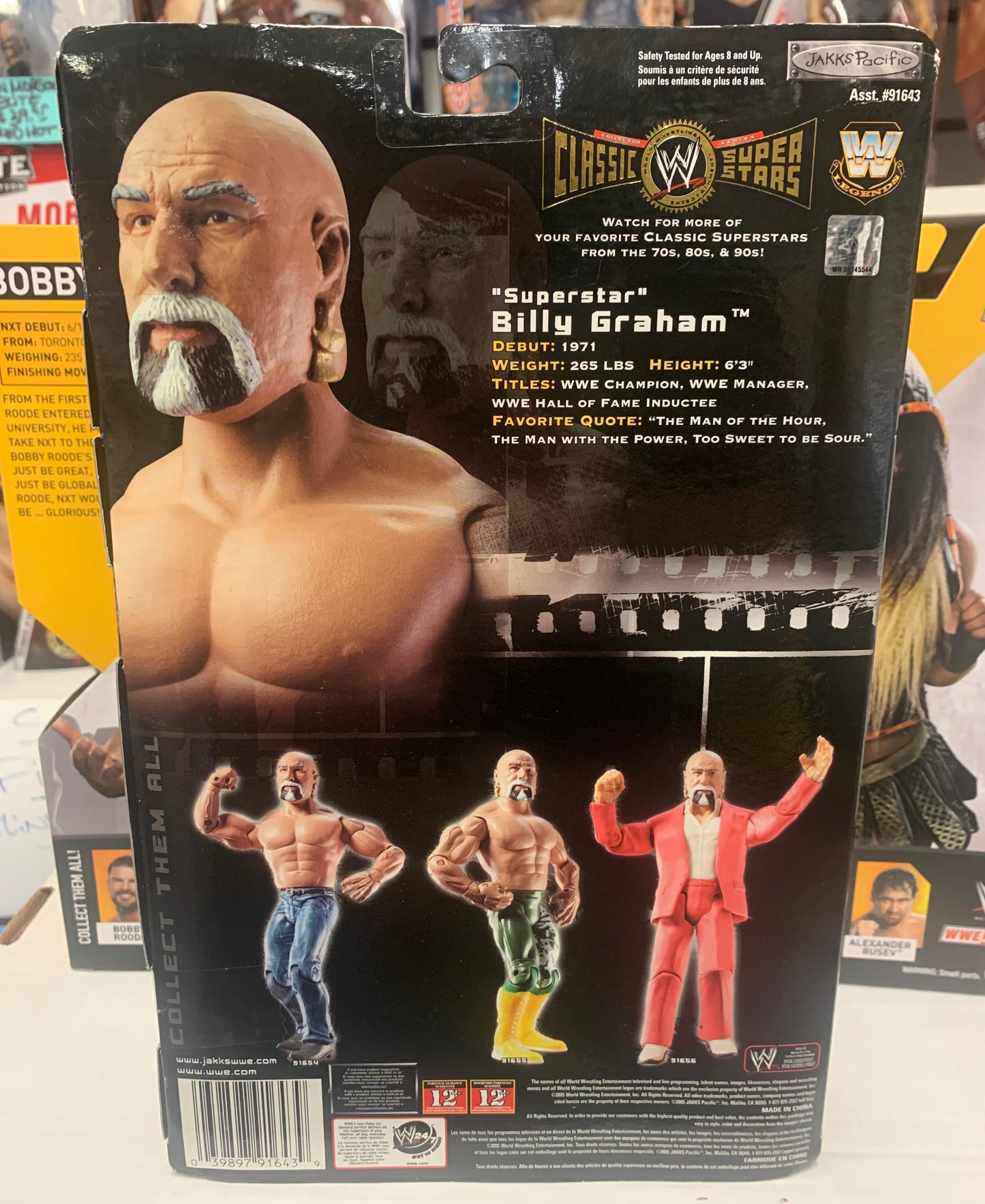Superstar Billy Graham WWE Jakks Classic Superstars LIMITED EDITION Action Figure