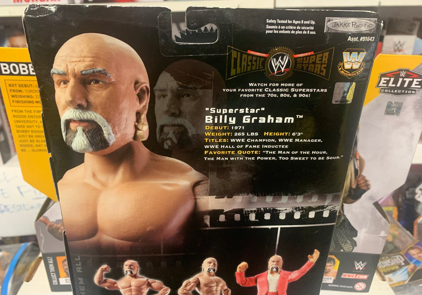 Superstar Billy Graham WWE Jakks Classic Superstars LIMITED EDITION Action Figure