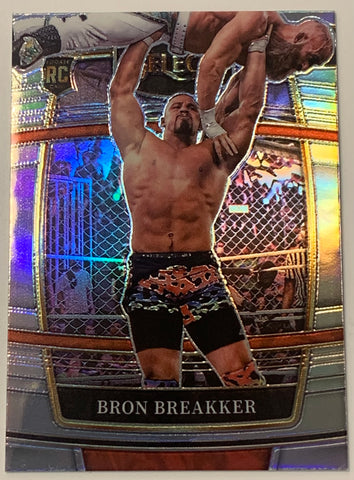 Bron Breakker 2022 WWE NXT Panini Select Concourse Prizm ROOKIE Refractor Card