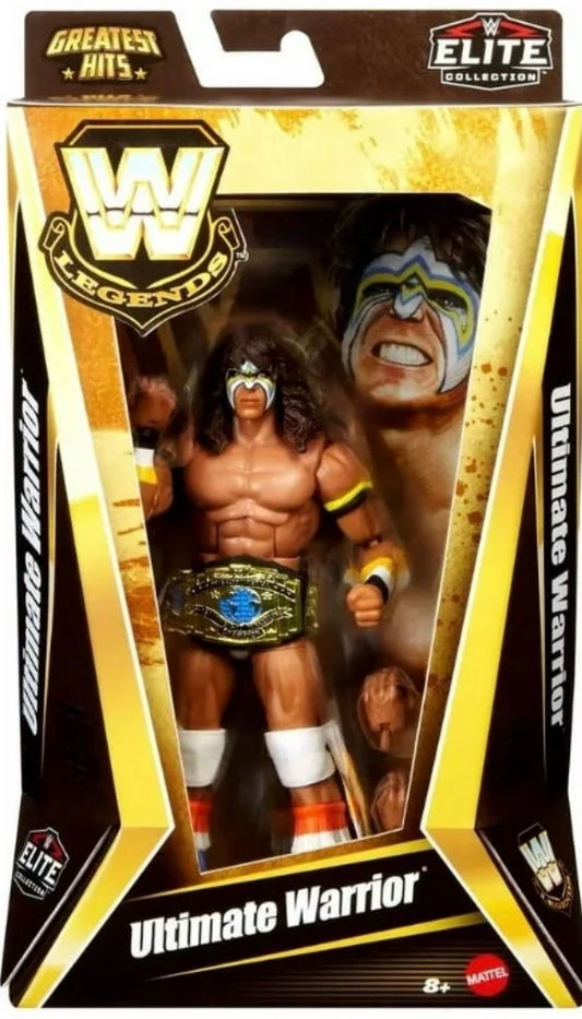 Ultimate Warrior WWE Elite Legends “Greatest Hits” Action Figure (Brand New, Never Opened)