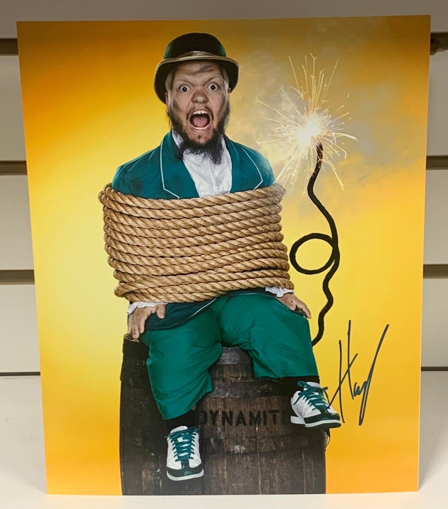 Hornswoggle WWE Signed 8x10 Color Photo