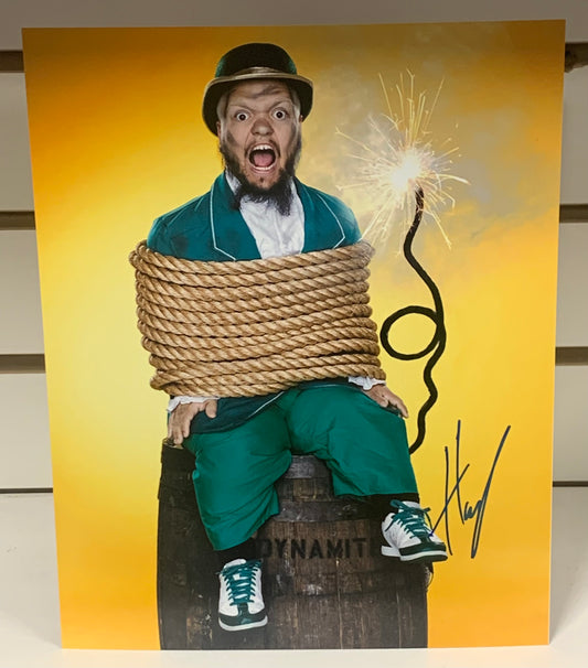 Hornswoggle WWE Signed 8x10 Color Photo