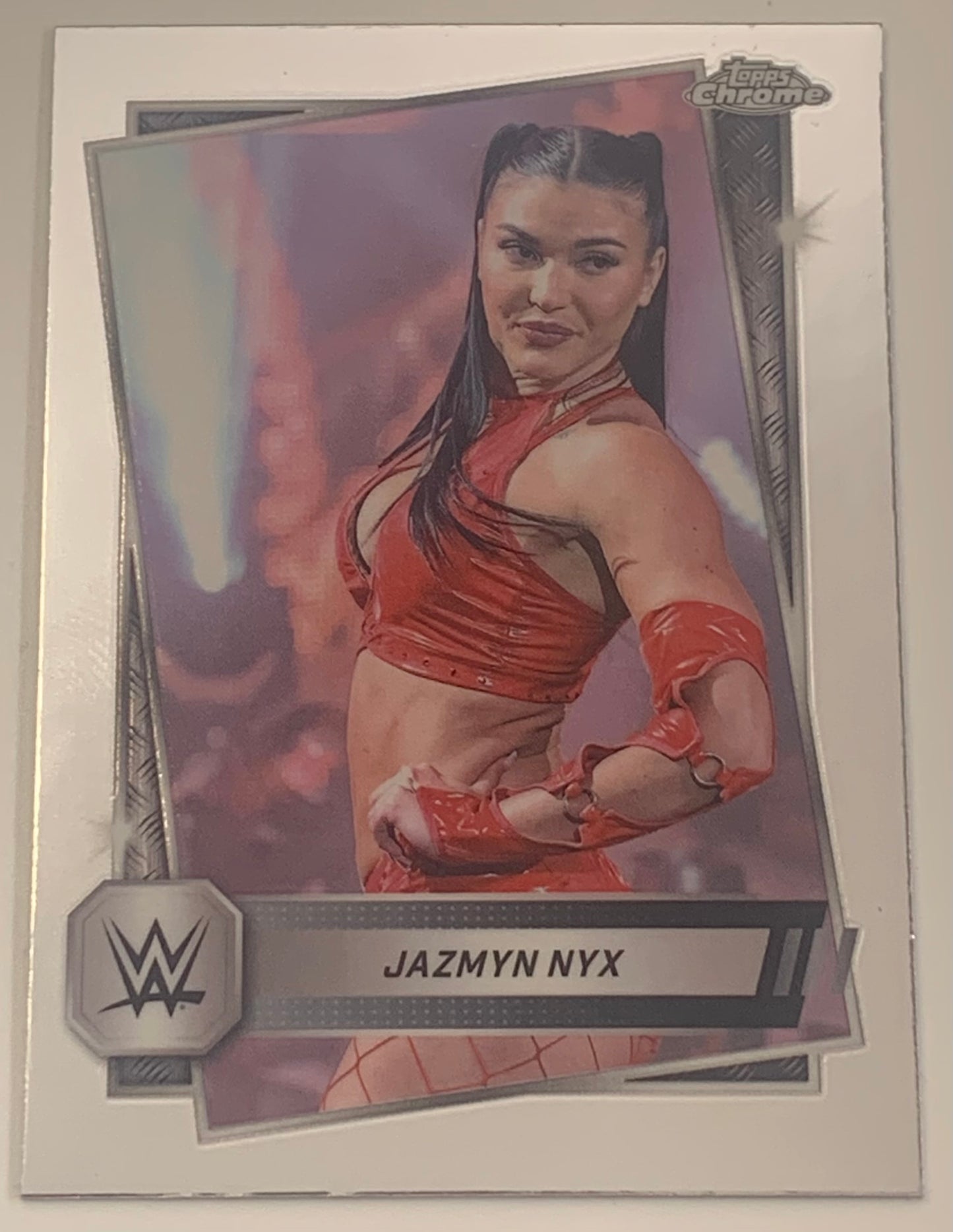 Jazmyn Nyx 2025 WWE Topps Chrome Card