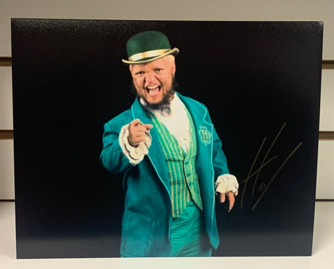 Hornswoggle WWE Signed 8x10 Color Photo (Signed in Gold)