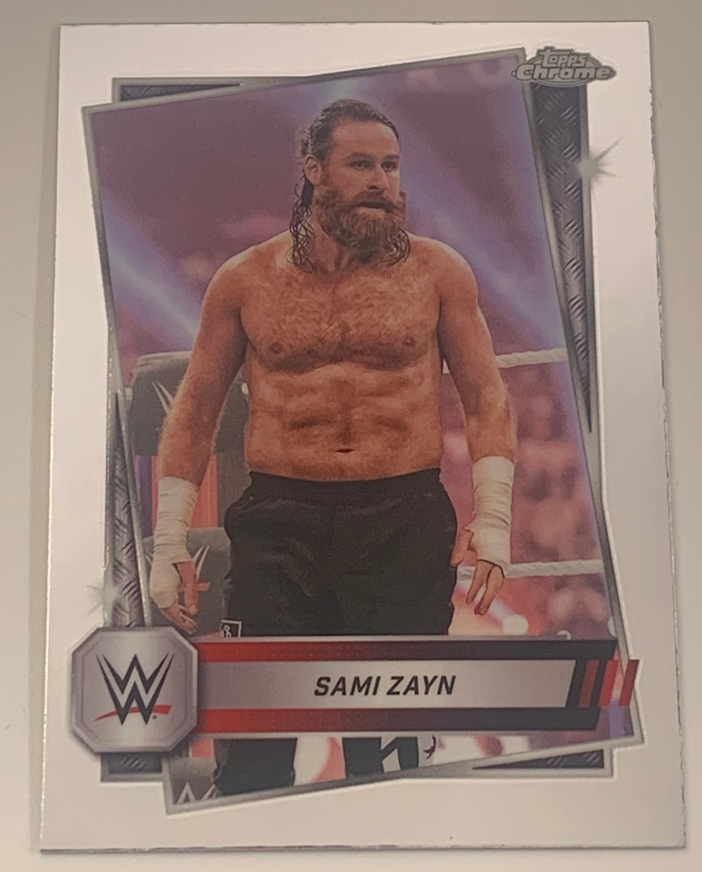 Sami Zayn 2025 WWE NXT Topps Chrome Card