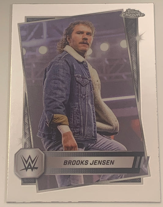 Brooks Jensen 2025 WWE NXT Topps Chrome Card