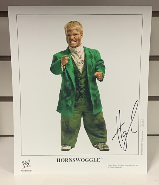 Hornswoggle WWE Signed 8x10 Color Photo