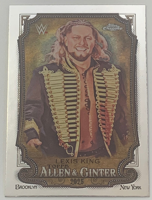 Lexis King 2025 WWE Topps Chrome Allen & Ginter Card