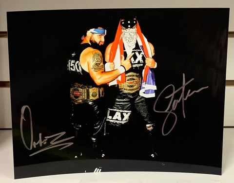Santana & Ortiz AEW Signed 8x10 Color Photo