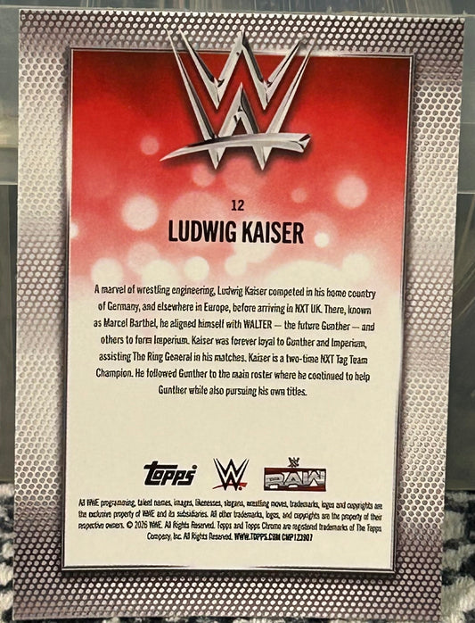 + Ludwig Kaiser 2026 WWE Topps Chrome Card