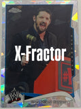 Wade Barrett 2014 WWE Topps Chrome X-Fractor Refractor Card