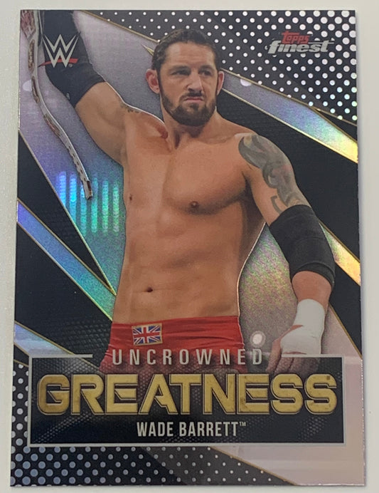 Wade Barrett 2021 WWE Topps Finest “Uncrowned Greatness” Insert Card