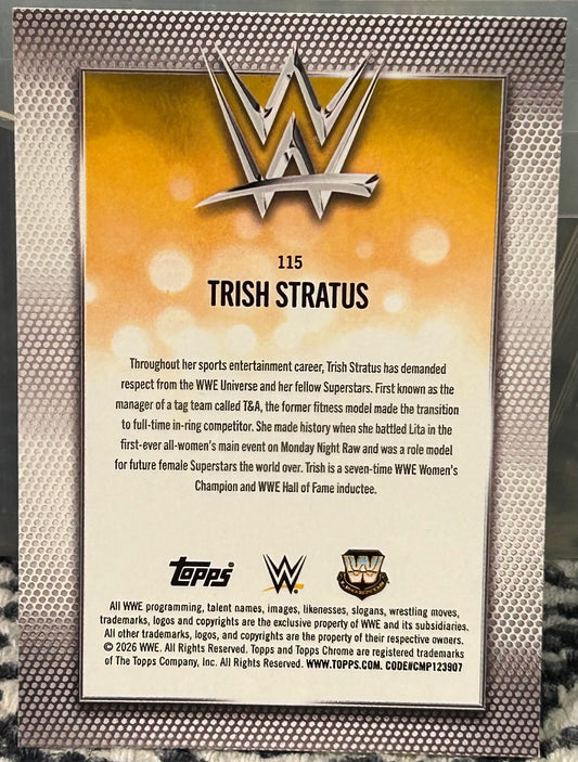 + Trish Stratus 2026 WWE Topps Chrome Card