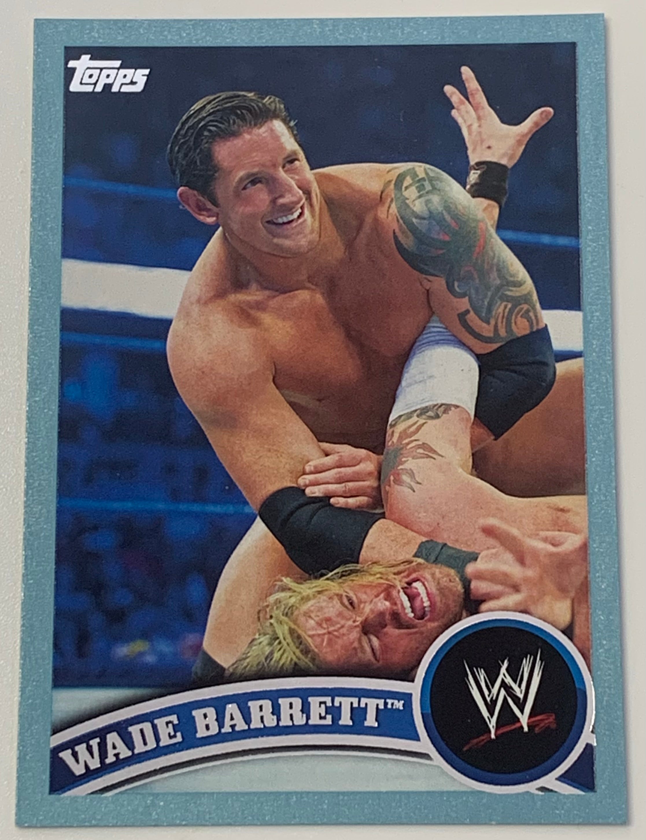 Wade Barrett 2011 WWE Topps Blue Parallel Card #413/2011 – The ...