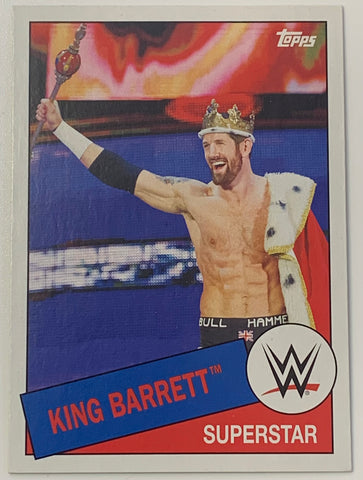 Wade Barrett 2015 WWE Topps Heritage Card (King Barrett)