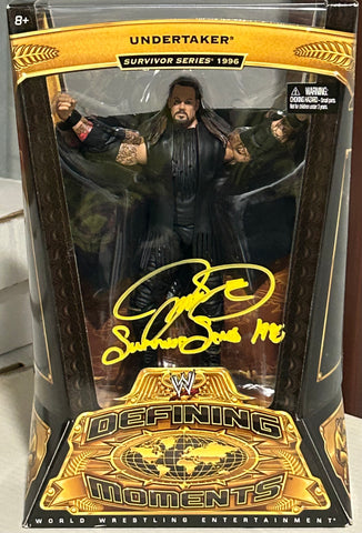 The Undertaker (Signed by Mankind) WWE Defining Moments “Survivor Series 1996” Elite Action Figure (Comes w/COA)