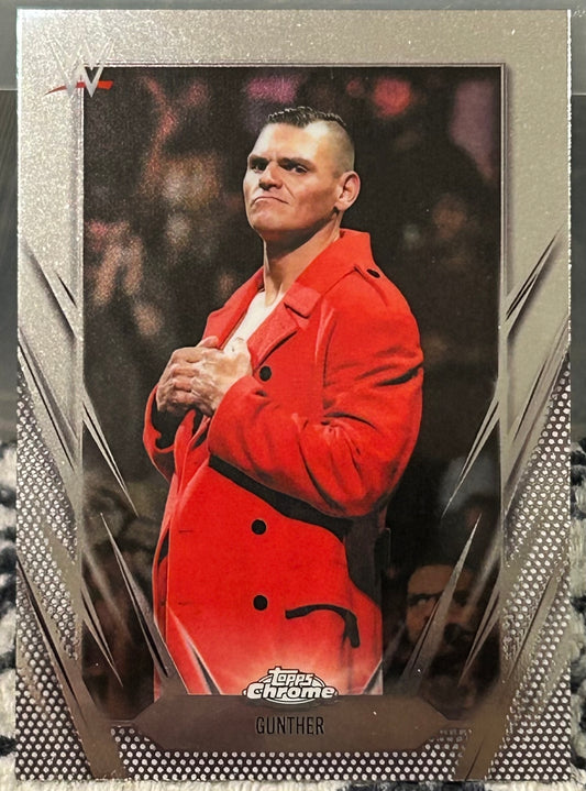 + Gunther 2026 WWE Topps Chrome Card