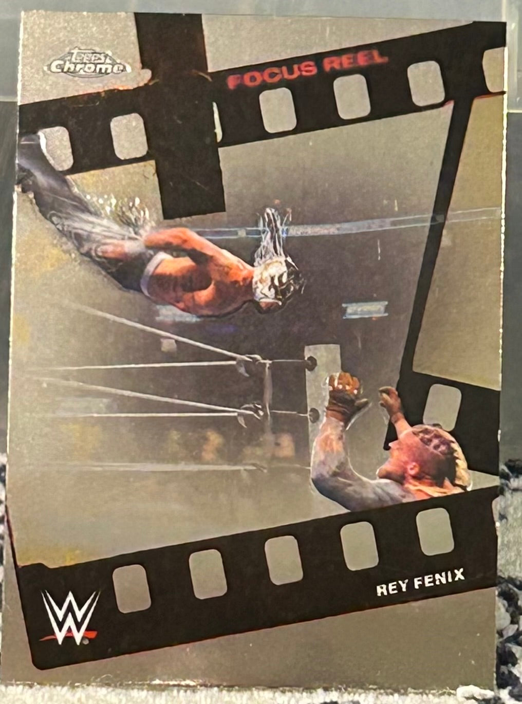 + Rey Fenix 2026 WWE Topps Chrome “Focus Reel” Insert Card