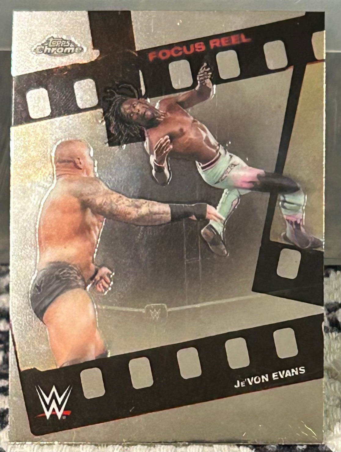 + Je’Von Evans 2026 WWE Topps Chrome “Focus Reel” Insert Card