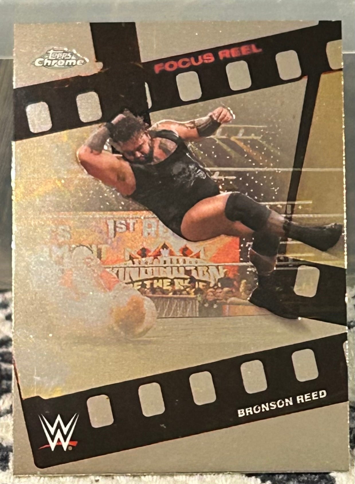 + Bronson Reed 2026 WWE Topps Chrome “Focus Reel” Insert Card