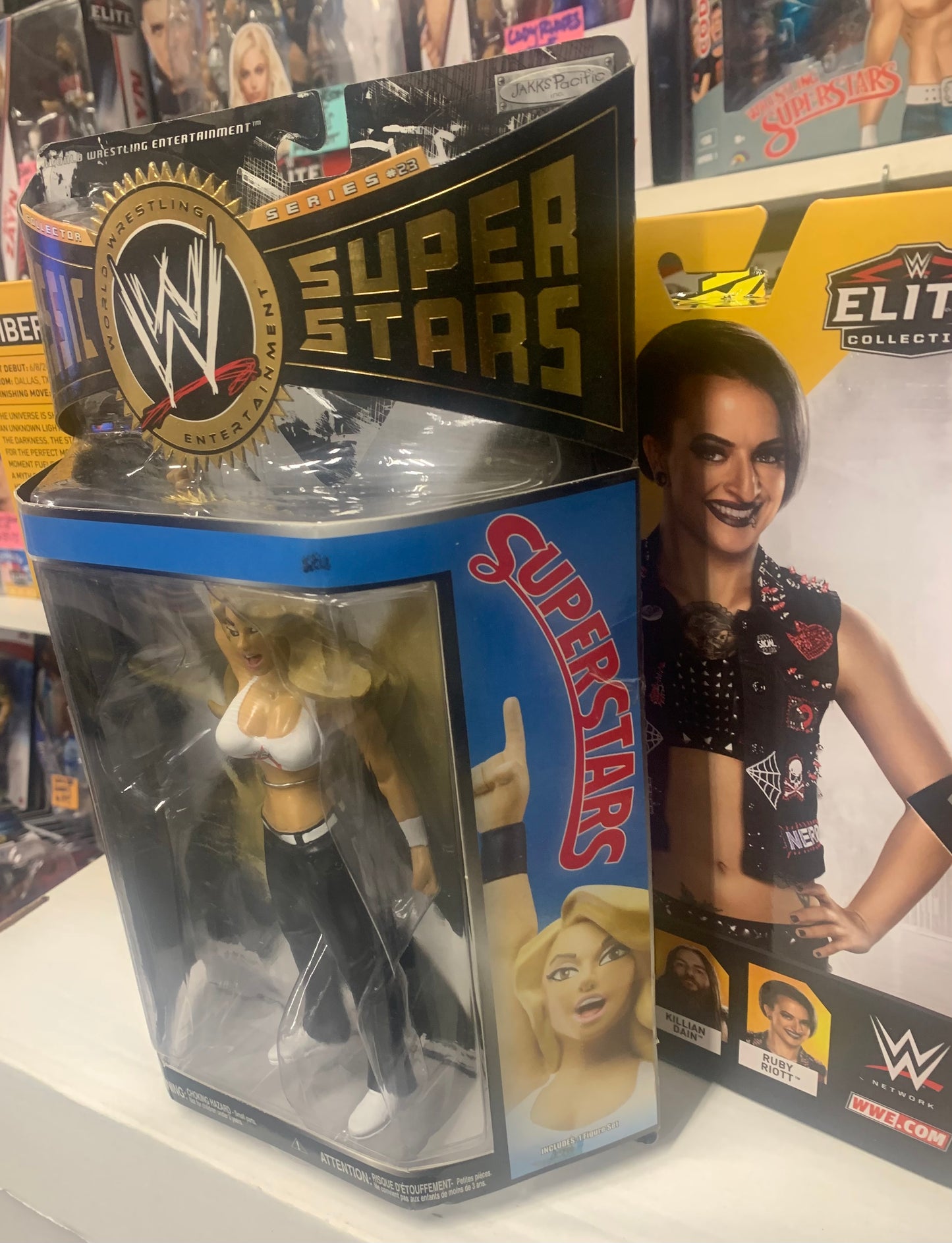 Trish Stratus WWF WWE Jakks Classic Superstars LJN Action Figure