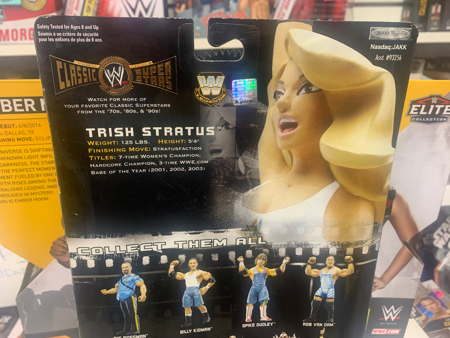 Trish Stratus WWF WWE Jakks Classic Superstars LJN Action Figure