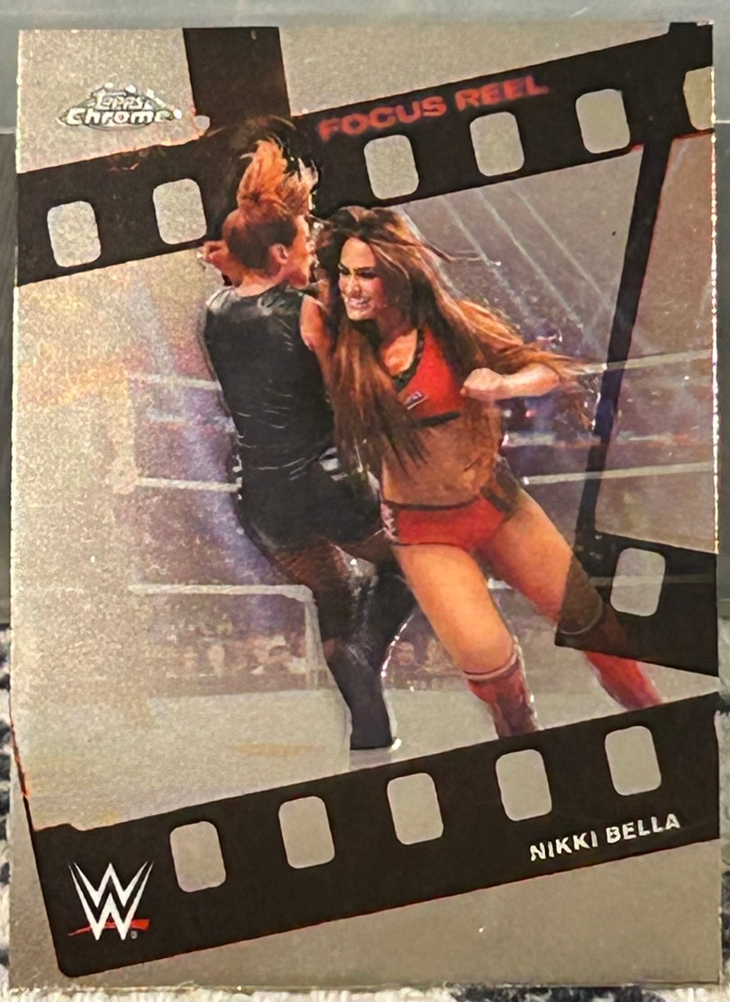 + Nikki Bella 2026 WWE Topps Chrome “Focus Reel” Insert Card