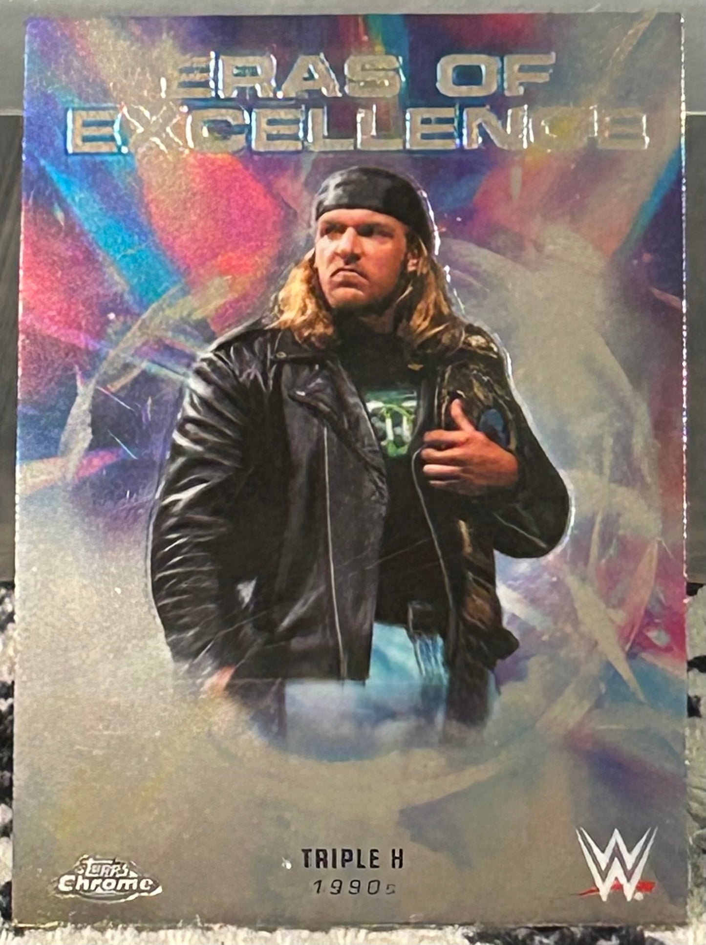 + Triple H 2026 WWE Topps Chrome “Eras of Excellence” Insert Card