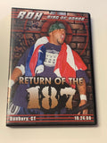 ROH Ring of Honor DVD “Return of The 187” 10/24/08 Signed by Homicide