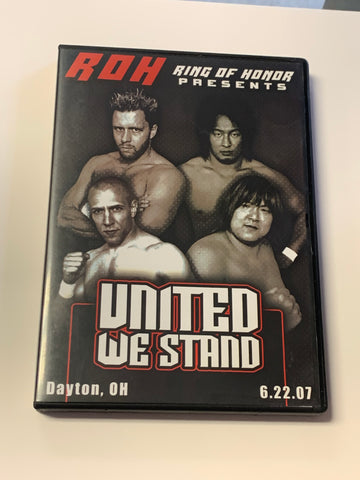 ROH Ring of Honor DVD “United We Stand” 6/22/07 Morishima Kenta