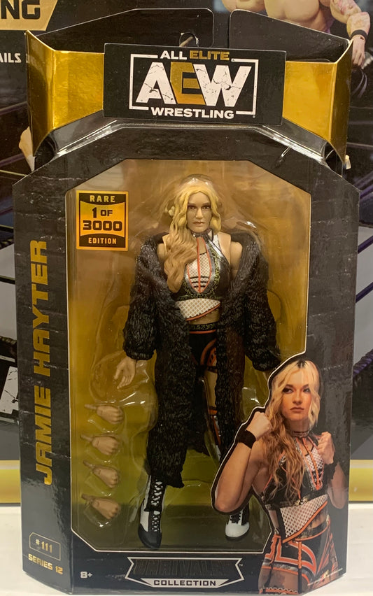 Jamie Hayter AEW Excluse Action Figure (Rare Edition) 1/3000 w/case