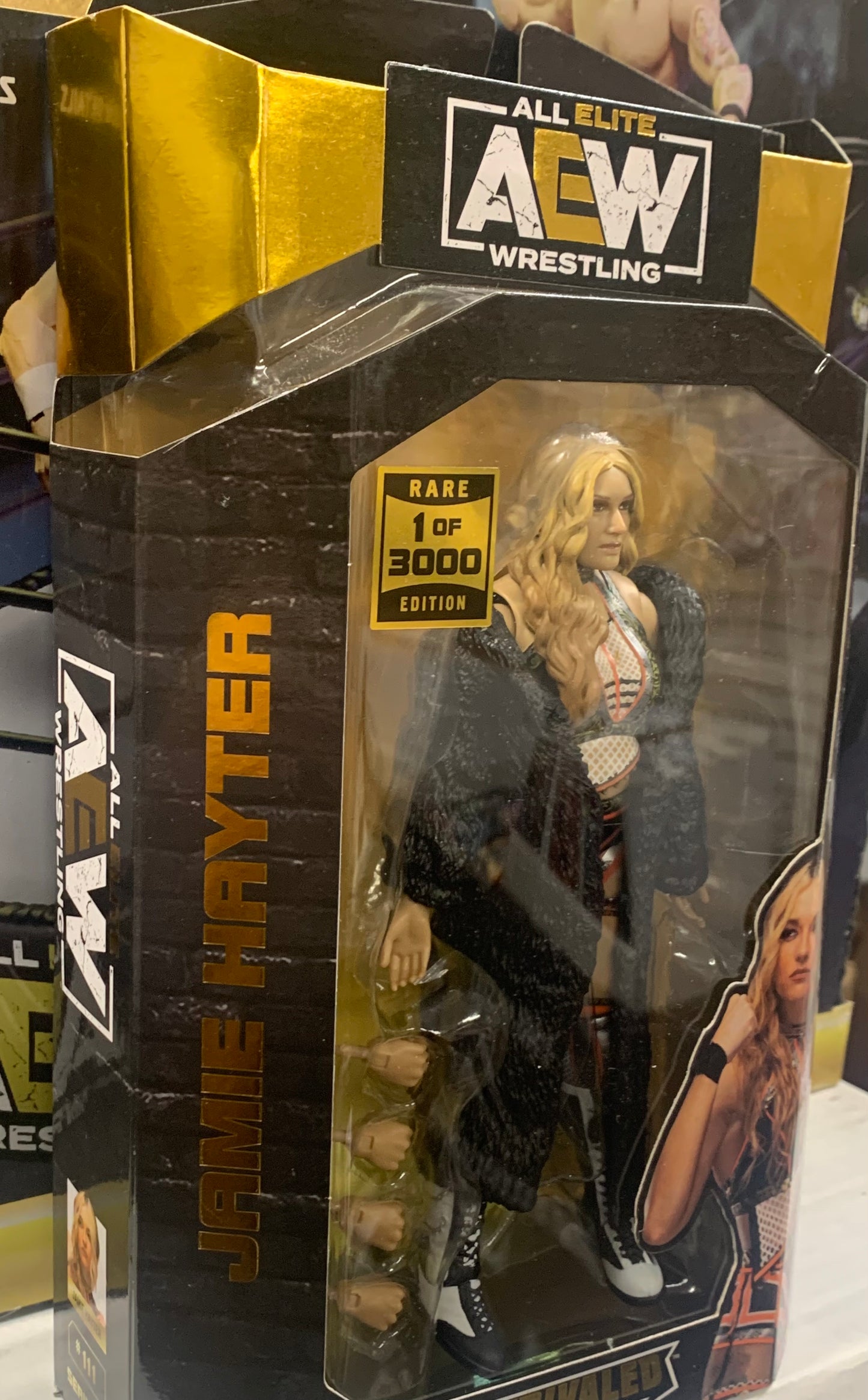 Jamie Hayter AEW Excluse Action Figure (Rare Edition) 1/3000 w/case