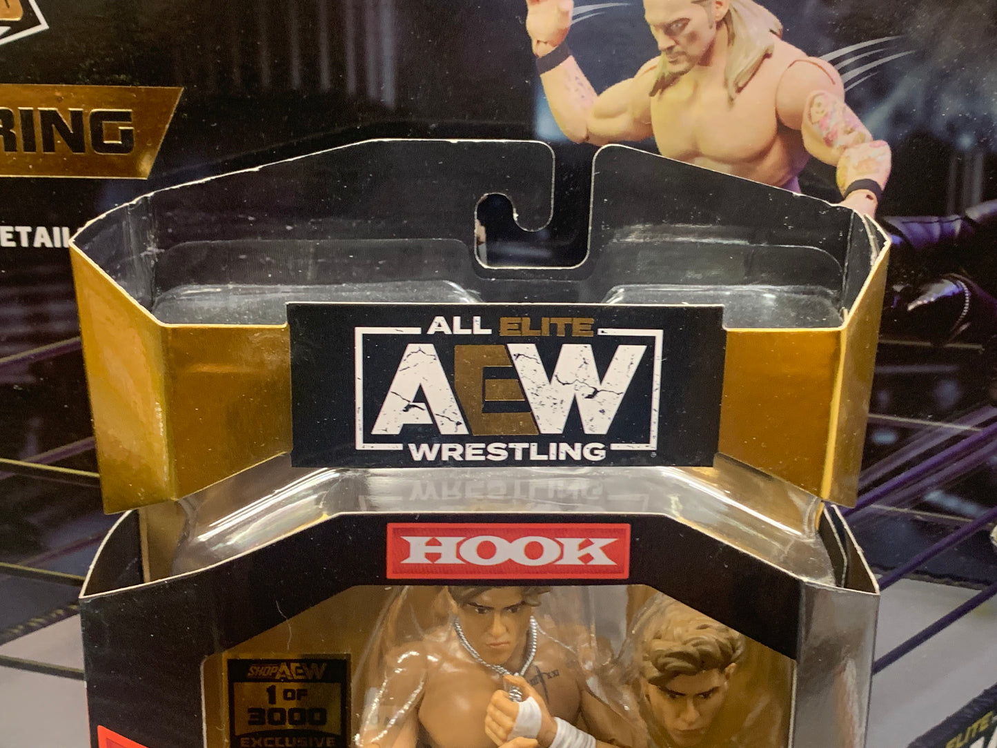 (FREE Defender Case Included) HOOK AEW Shop Exclusive Limited Edition Figure 1/3000