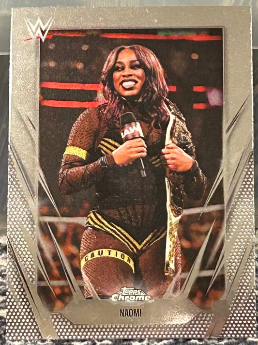 + Naomi 2026 WWE Topps Chrome Card