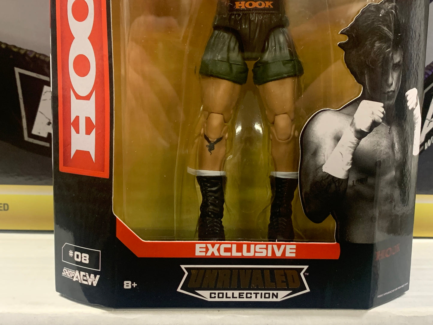 (FREE Defender Case Included) HOOK AEW Shop Exclusive Limited Edition Figure 1/3000