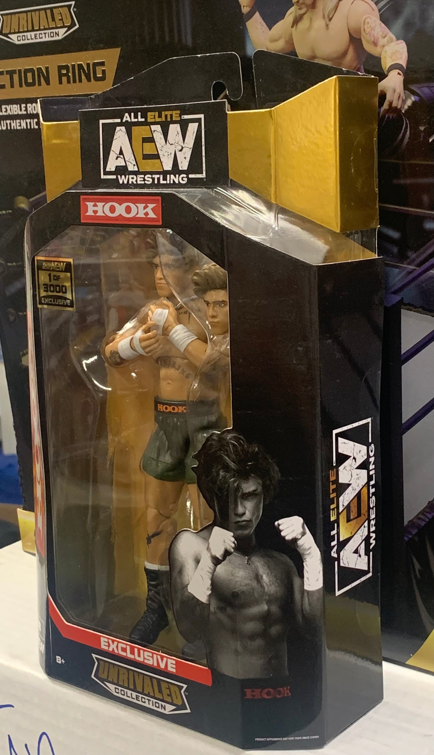 (FREE Defender Case Included) HOOK AEW Shop Exclusive Limited Edition Figure 1/3000