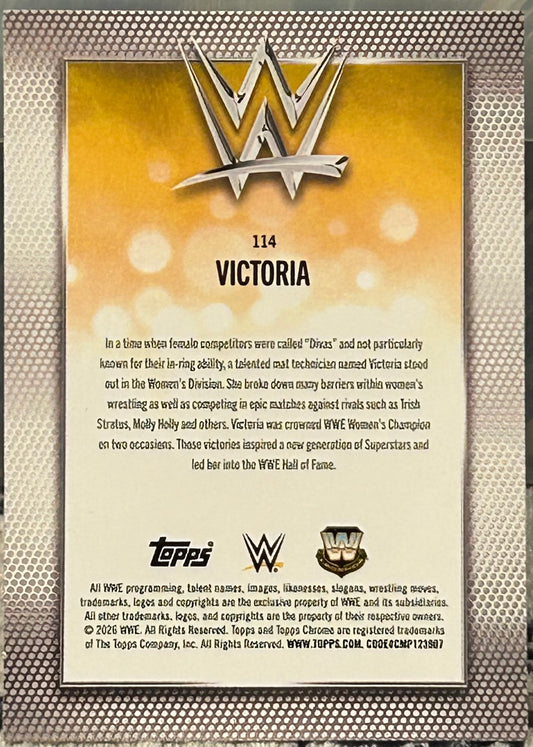 + Victoria 2026 WWE Topps Chrome Card