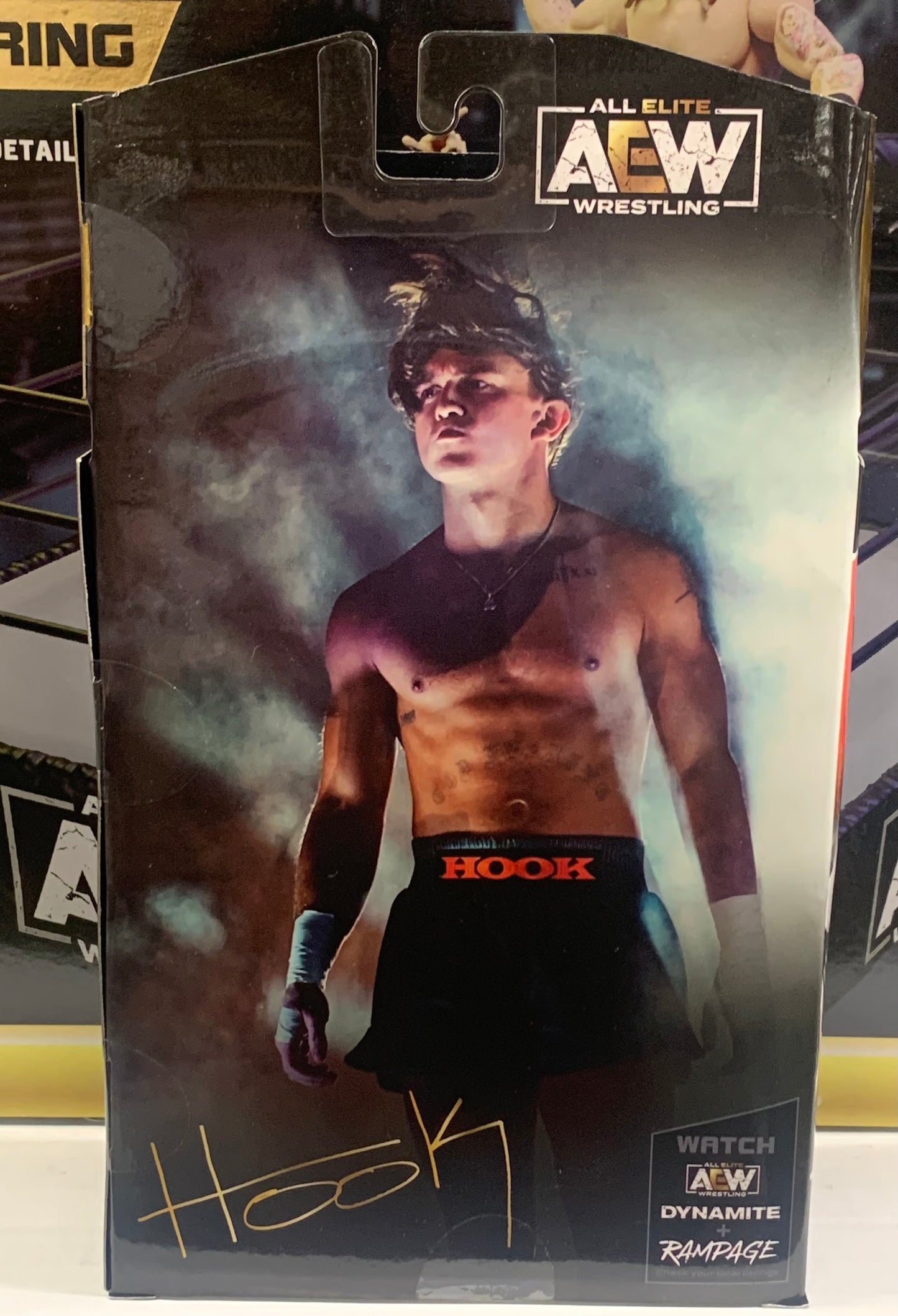(FREE Defender Case Included) HOOK AEW Shop Exclusive Limited Edition Figure 1/3000
