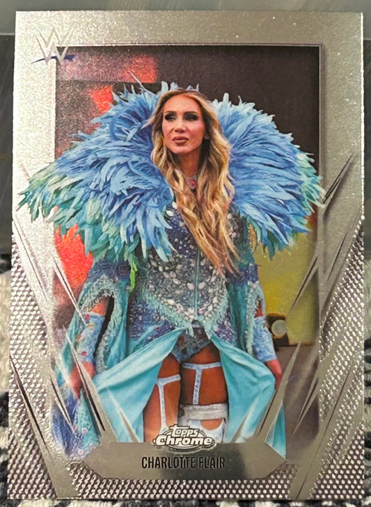 + Charlotte Flair 2026 WWE Topps Chrome Card