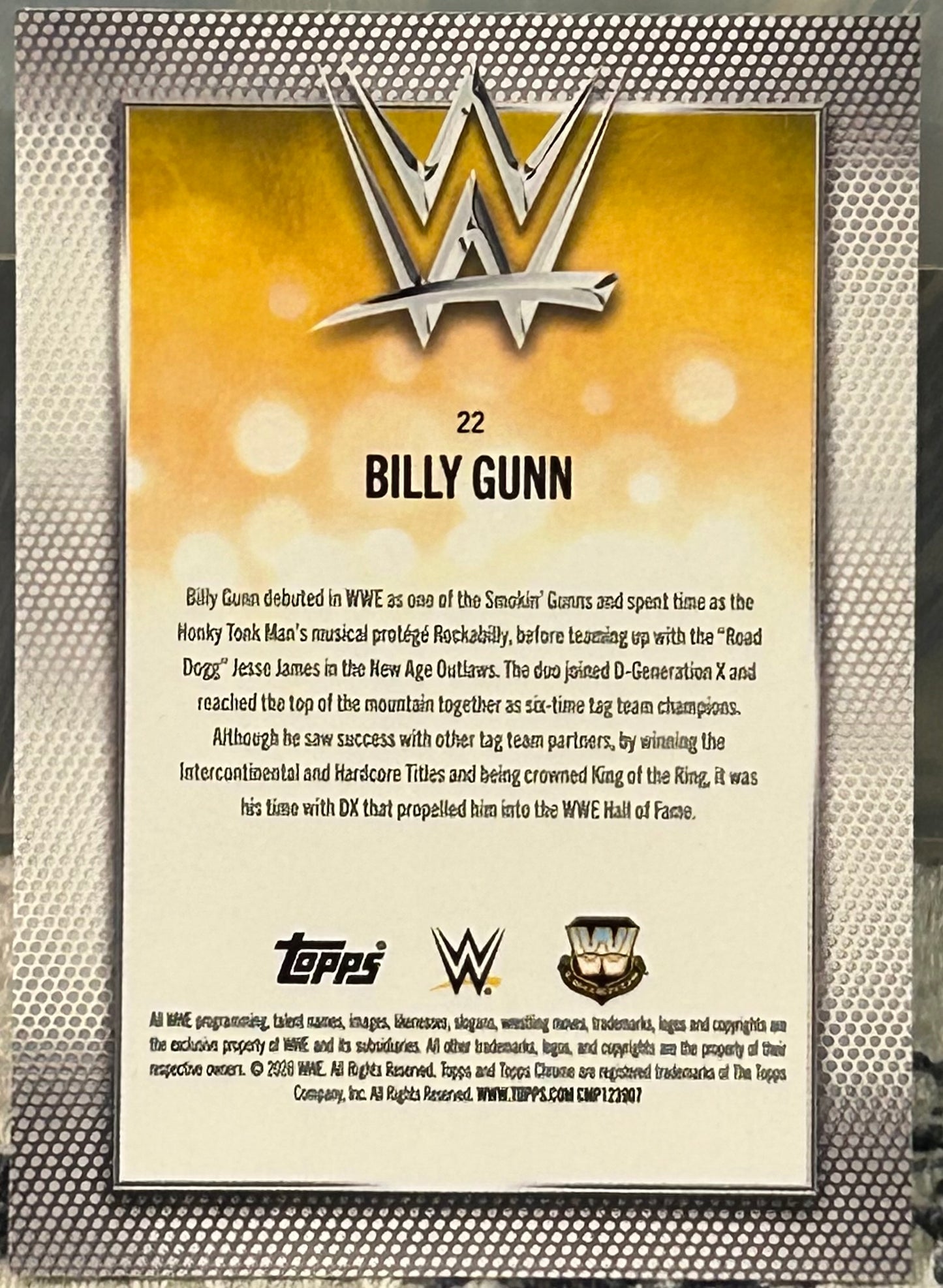 + Billy Gunn 2026 WWE Topps Chrome Card