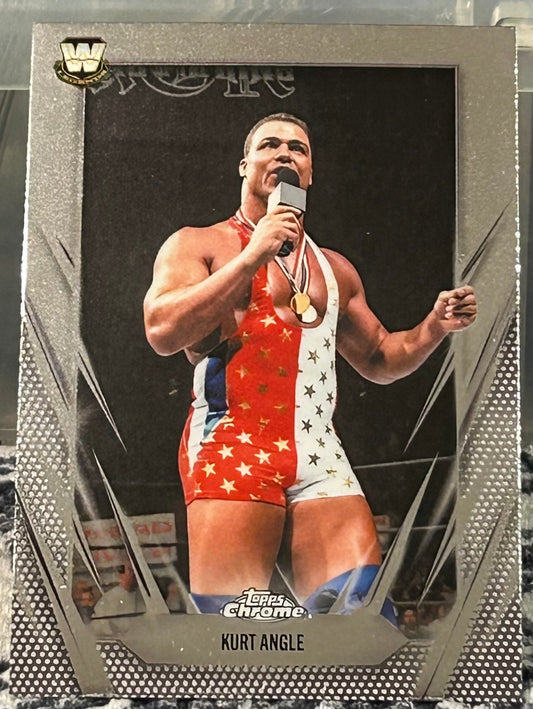 + Kurt Angle 2026 WWE Topps Chrome Card