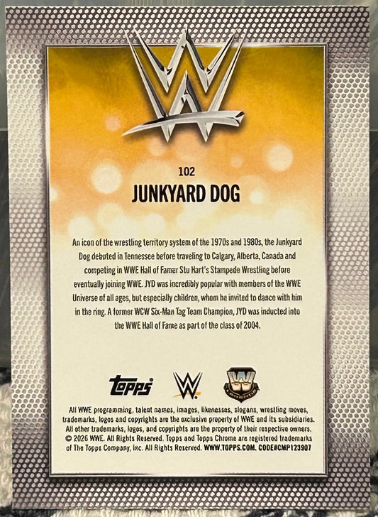 + Junk Yard Dog 2026 WWE Topps Chrome Card