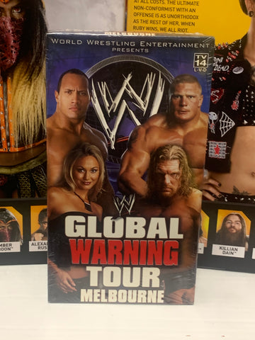 WWF WWE Global Warning Tour 2002 VHS (Brand New & Sealed)!!!