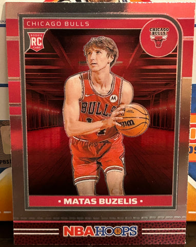 Matas Buzelis 2024-25 Panini Hoops Chrome ROOKIE Card CHICAGO BULLS