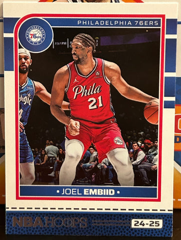Joel Embid 2024-25 NBA Panini Hoops Basketball Card Philadelphia 76ers