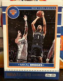 Mikal Bridges 2024-25 NBA Panini Hoops Basketball Card NY Knicks