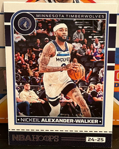 Nickeil Alexander-Walker 2024-25 NBA Panini Hoops Basketball Card Minnesota Timberwolves