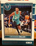 Brandon Miller 2024-25 NBA Panini Hoops Basketball Card Charlotte Hornets