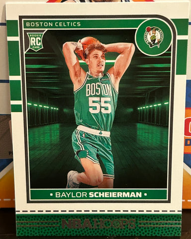 Baylor Scheierman 2024-25 Panini Hoops ROOKIE Card Boston Celtics